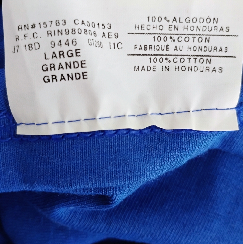 University of Florida Hanes Blue Tee shirt Size L NWT - Picture 3 of 4